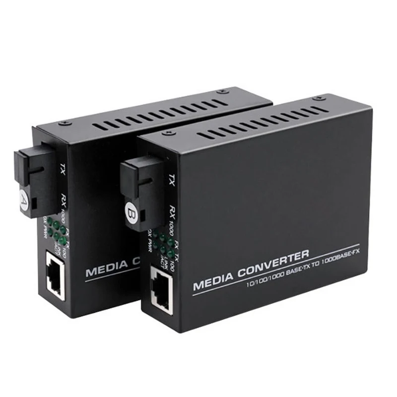 Gigabit single-mode single-fiber optical fiber transceiver SC interface network monitoring photoelectric converter 1 optical