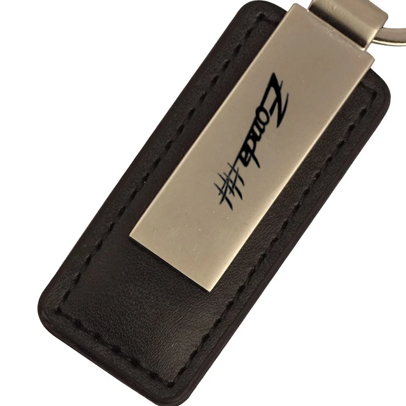 جديد الجلود سيارة معدنية مفتاح سلسلة المفاتيح سيارة حلقة رئيسية ل Pagani Huayra Zonda F HH Cinque R HP اكسسوارات السيارات تصفيف السيارة