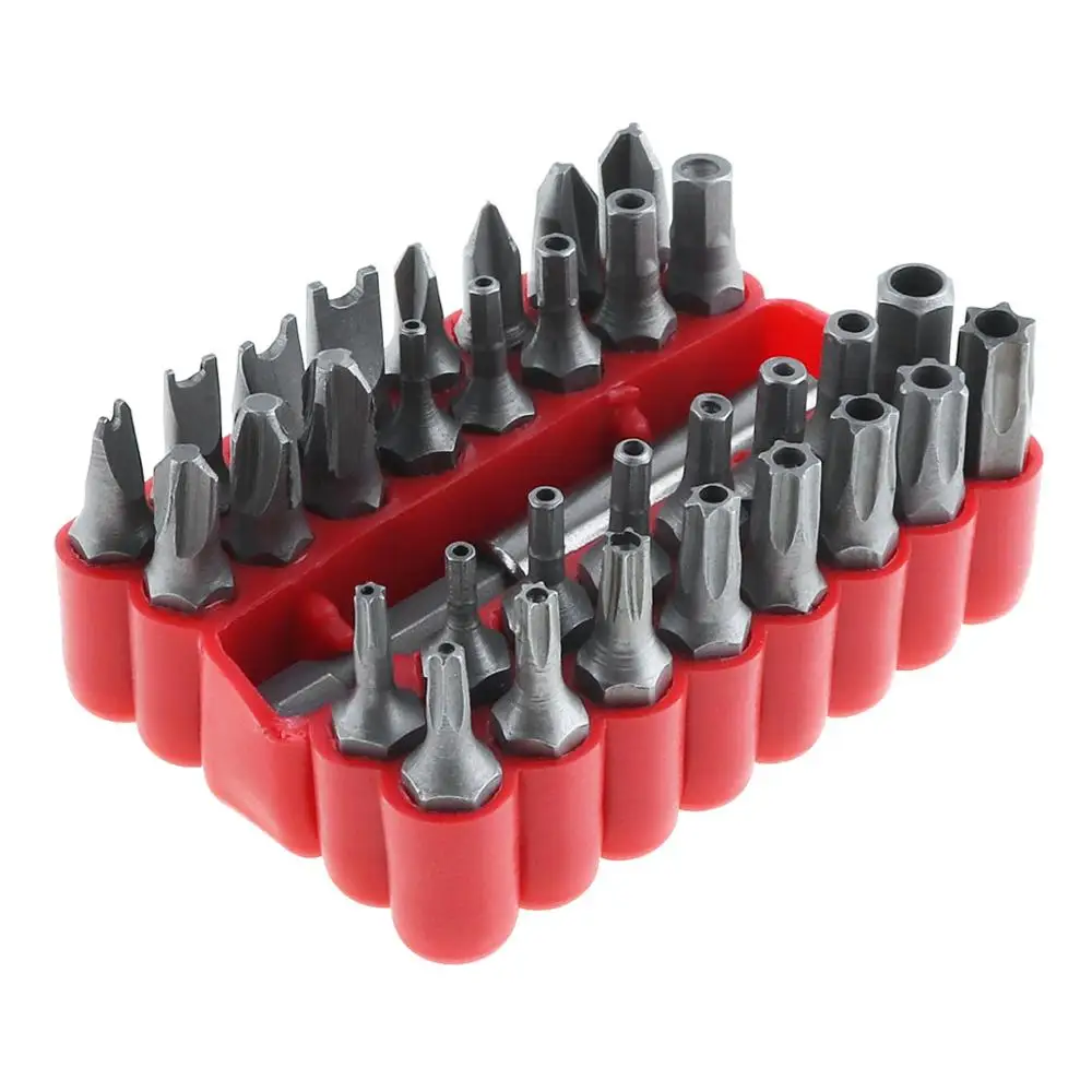 Set De 33 Embouts De Tournevis Tooltime – Torx, Pozi, Fente, Hex, Phillips + Porte-embouts