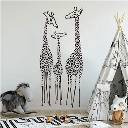 Vinyl Wall Sticker for Nursery Safari Animal Pattern Kindergarten Baby Kids Bedroom Fashion Home Decoration Painting SP-155