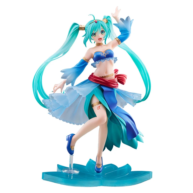 

In Stock Original TAITO Hatsune Miku Figure Princess Series Arabian Style Miku Dolls 21Cm Action Figurine Model Toys Girls Gift