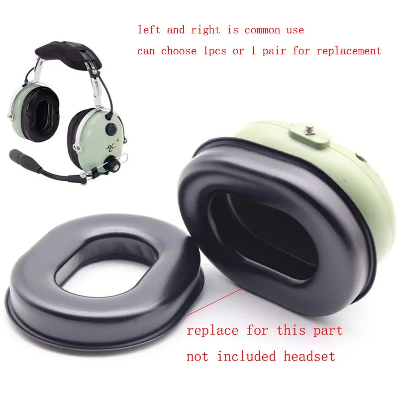 Gel Ear Seals Ear Pads for David Clark H10 Series Headsets, ATH-50x,Rugged, Faro, ASA Telex 25xt Pilot Aviation Headsets