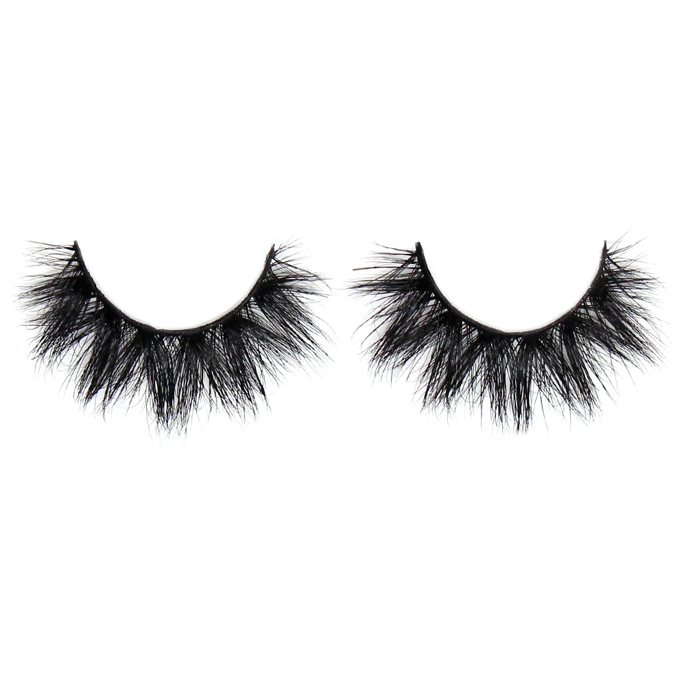 FOXESJI Mink Eyelashes 3D Lashes Natural long Volume Cross Thick Fluffy False Eyelashes Eye Mink Lashes Wispy Eyelash Makeup K09