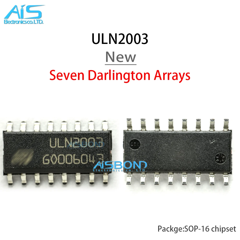 20Pcs/lot ULN2003 ULN2003A ULN2003ADR ULN2003AG SOP16 High Voltage High Current Darlington Arrays