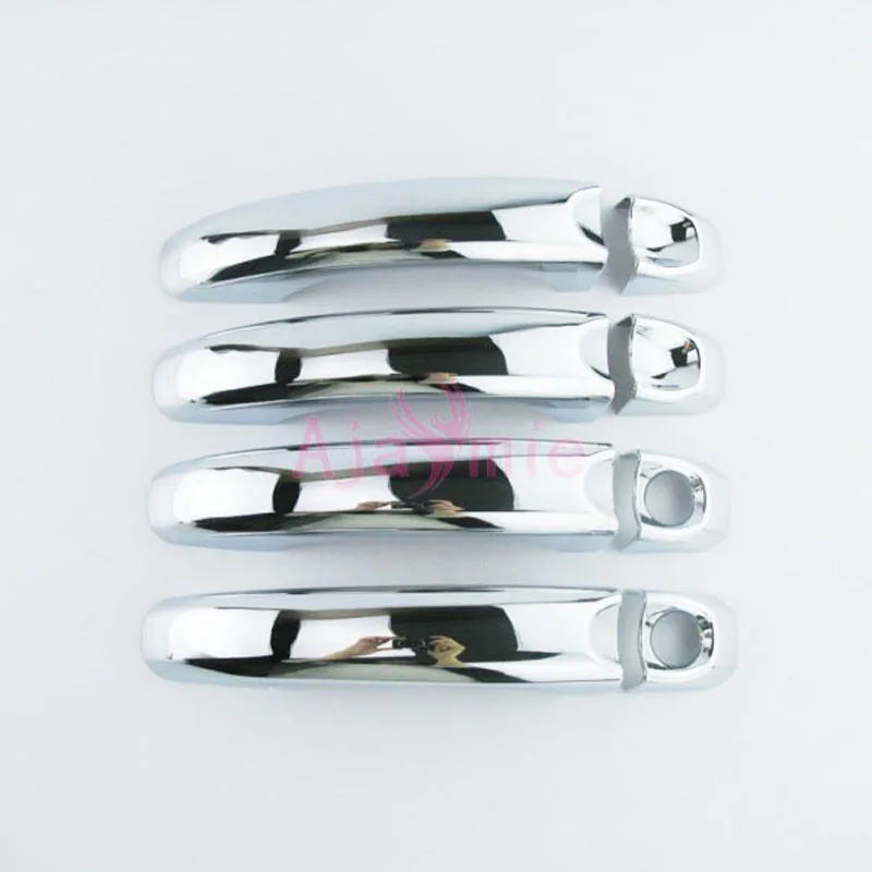 フォルクスワーゲン用クロームドアハンドルカバーカースタイリングアクセサリーアマロックピックアップ1または2キーホールプロテクターパネル用