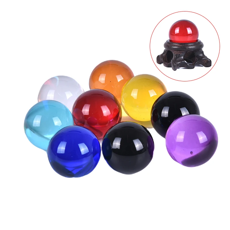 20/30mm Crystal Ball Quartz Glass Transparent Ball Spheres Glass Ball Photography Balls Crystal Craft Decor Feng Shui