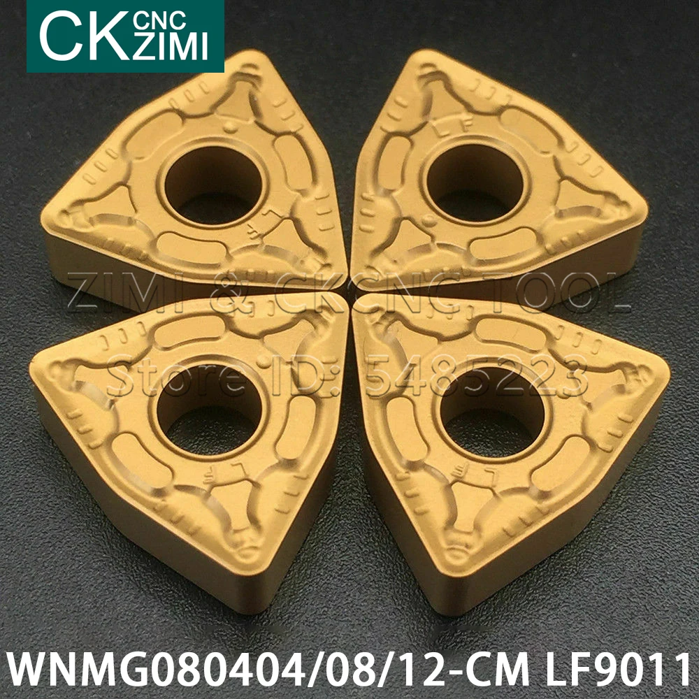 WNMG080404-CM WNMG080408-CM WNMG080412-CM LF9011 أدوات كربيد تحول إدراج CNC مخرطة الخشب تحول أدوات شفرة WNMG للصلب