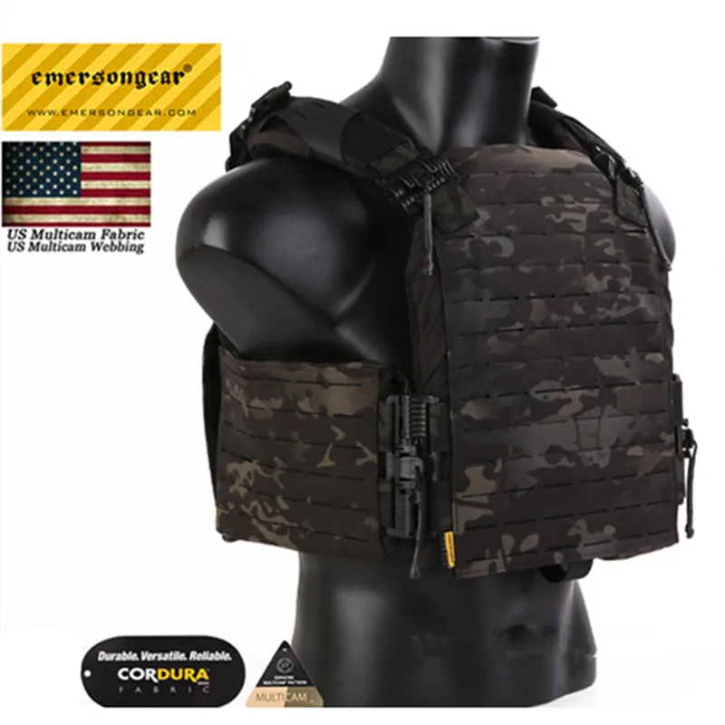 Chaleco táctico ROC de liberación rápida Multicam cortado láser