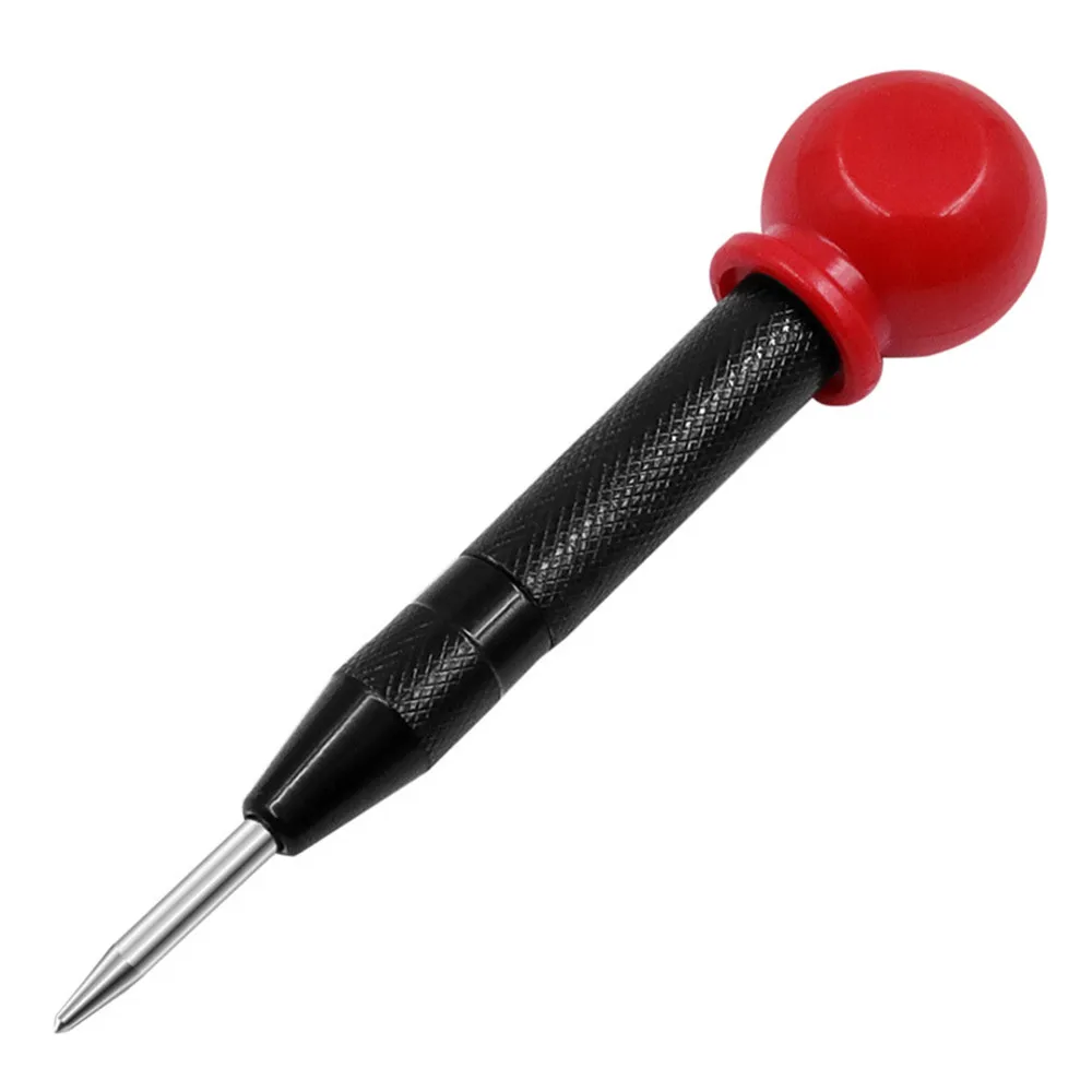 Automatic Center Pin Punch Woodworking Tools Spring Loaded Marking Metal Drill Bits Wood Press Dent Marker Tool