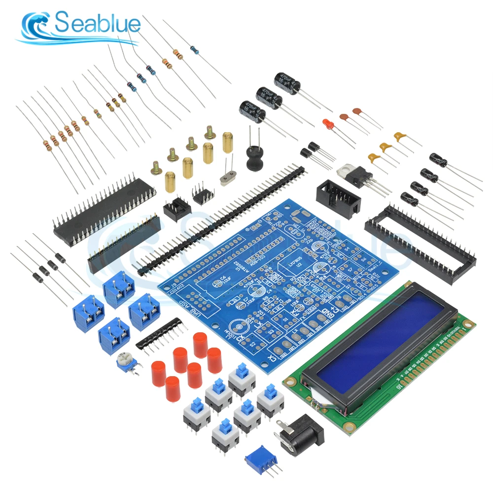 Digital Secohmmeter Frequency Capacitance Inductance Meter CF Inductor Capacitor Tester Permittimeter DIY Kit Offer Schematic