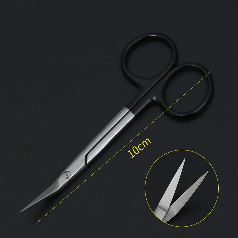 Nose Septum Bird's Beak Scissors Wow Mouth Scissors Rhinoplasty Nose Comprehensive Surgical Instruments 45° Bevel Face Scissors