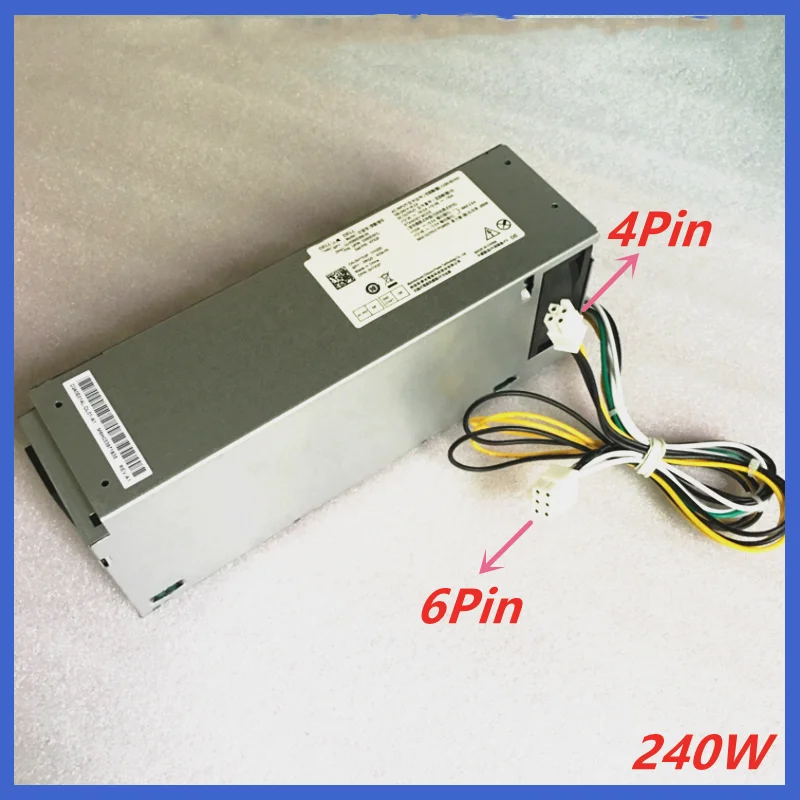 

New PSU For Dell OptiPlex 3050 3470 3060 3669 3650 5050 7050 6Pin Power Supply H240ES-02 L240ES-00 J61WF DK87P