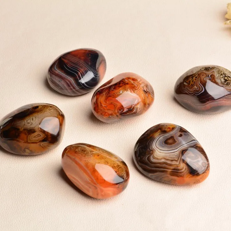 Sardonyx palm stone quartz gemstones natural mineral crystals reiki massage piedras home decor