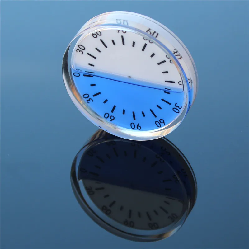 60mm Angle Ruler Indicator Gradient Meter for Vehicle Household Refrigerator Air Conditioner Medical Equipment Level Detector