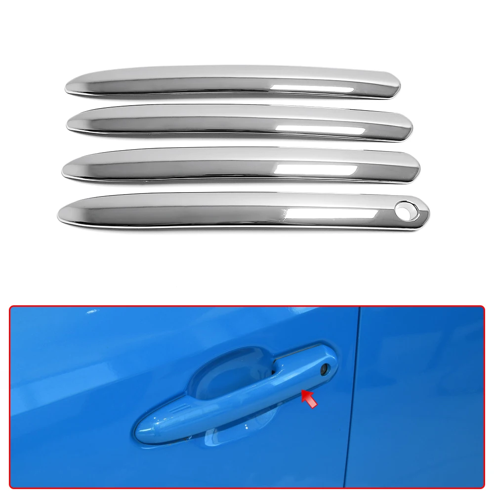 ABS Chrome Door Handle Cover Trim For Toyota Land Cruiser LC300 2022 Car Accessories