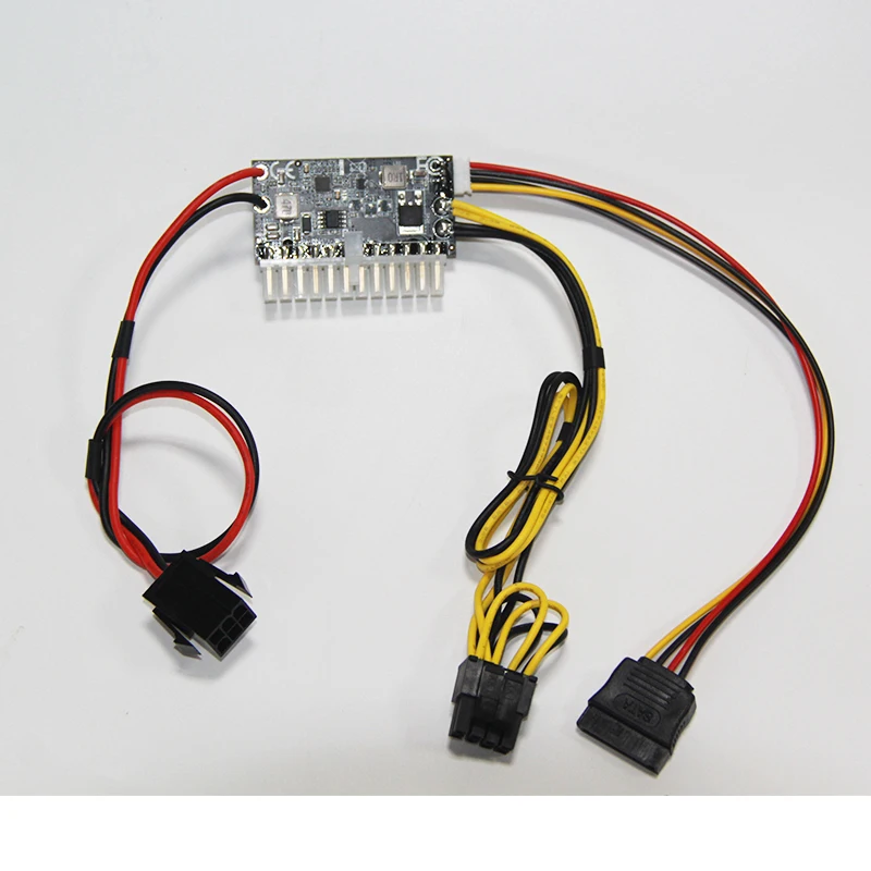 NEW PCI-E 6pin/DC5.5x2.5mm Input DC-ATX-300W 24pin Power Supply Module Swithc Pico PSU  Mini ITX High DC-ATX power module ITX Z1