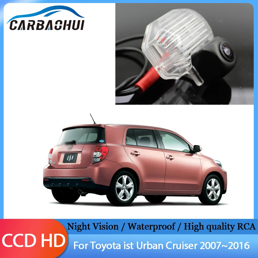 

Night Vision Rear View Camera Reversing Camera Car Back up Camera HD CCD High quality RCA For Toyota ist Urban Cruiser 2007~2016