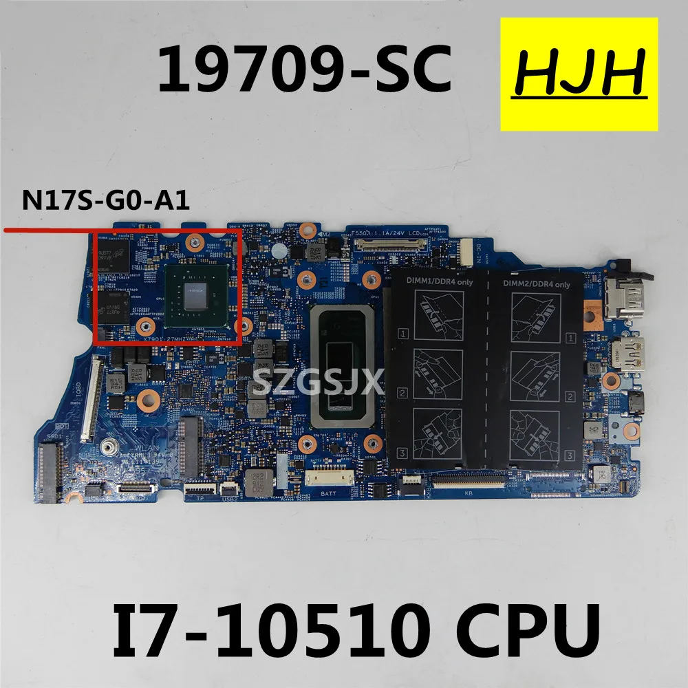 for DELL 19709-SC notebook computer motherboard 19709-SC  I7-10510 CPU N17S-G0-A1 CN L51D14 100% running well