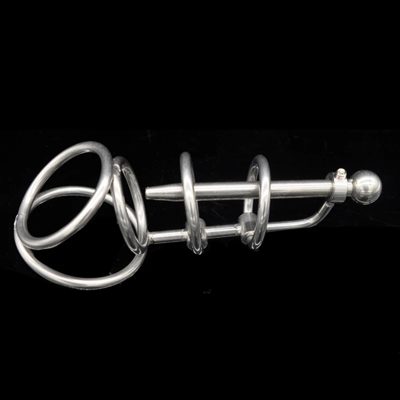 CHASTE BIRD-Dispositivo de castidad de Metal para hombre, jaula de acero inoxidable con enchufe de catéter de uretra, cinturón para pene, A079 BDSM