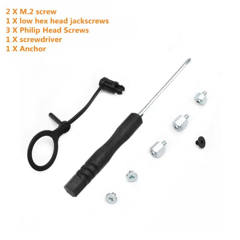 Set M.2 supporto Standoff Screw Kit di montaggio SSD per utensile manuale scheda madre Asus