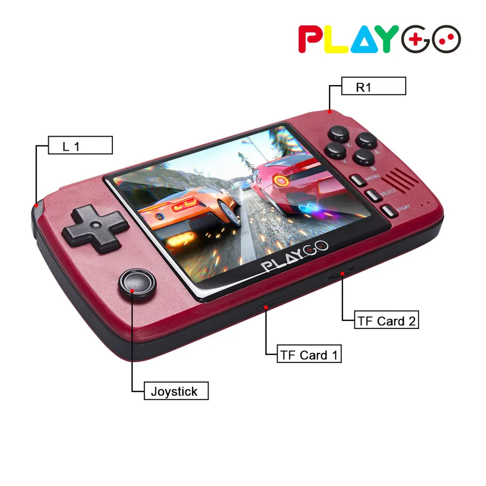 Emulatore Console di gioco portatile portatile Mini emulatore da 3.5 pollici costruito in più 1000 giochi Console retrò per PS per GBA Arcade