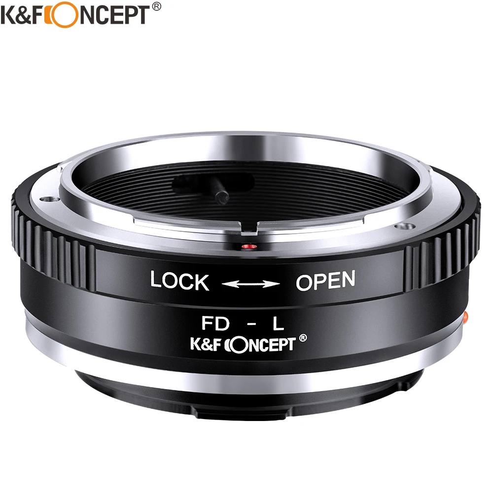 K&F Concept FD-L High Precision Camera Lens Adapter Ring for Canon FD FL Lens to Leica Sigma Panasonic L Mount DSLR Camera Body