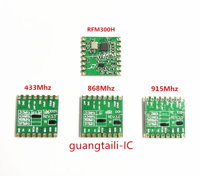 5PCS new  RFM300 RFM300H RFM300H-433S2 868S2 915S2 433Mhz 868Mhz 915Mhz RF Transceiver Module HopeRF ORIGINAL