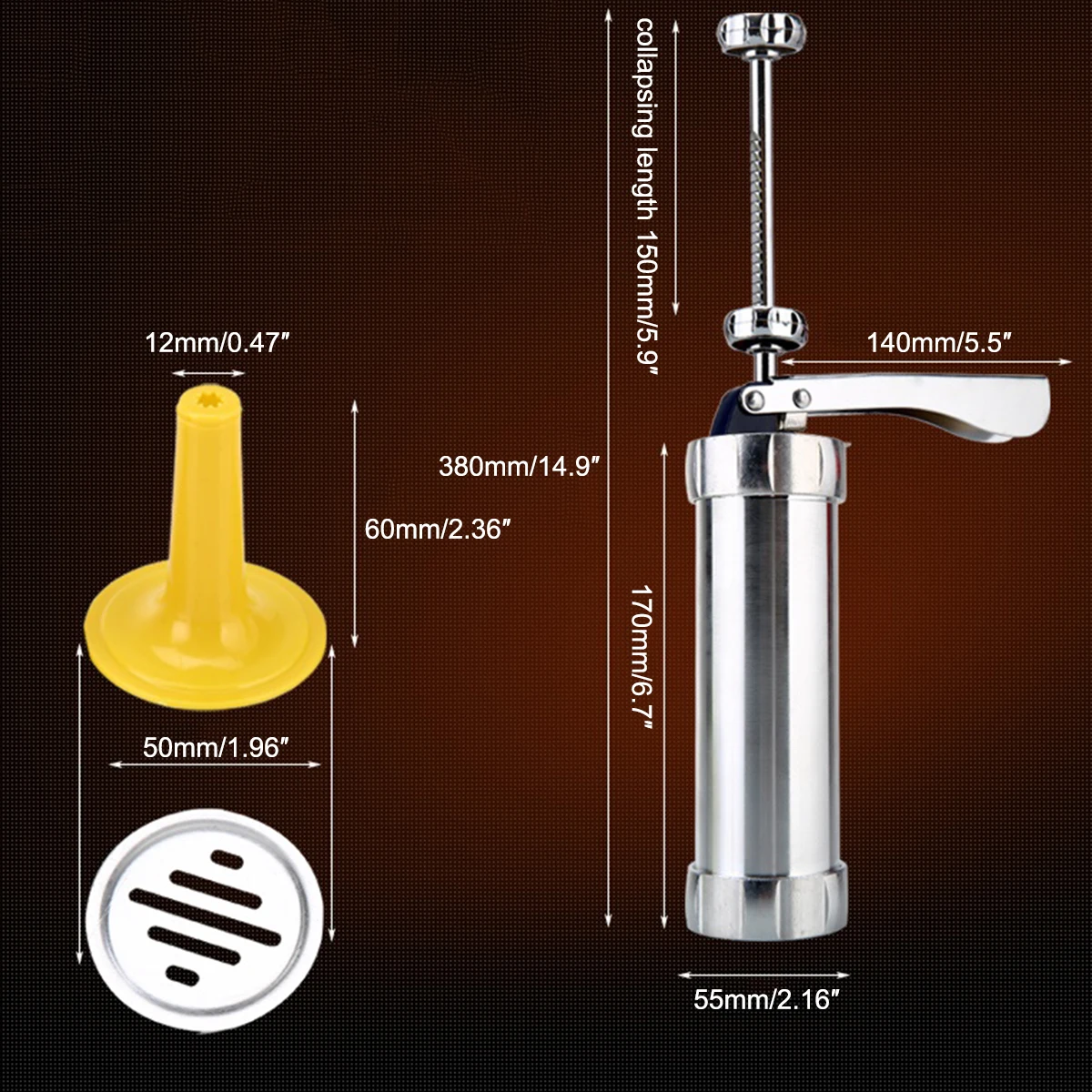 Cookie Press Gun Kit DIY Baking Tools with 20 Cookie Molds 4 Nozzles Cookie Machine Mould Multi Pattern Biscuit Cookie Machine