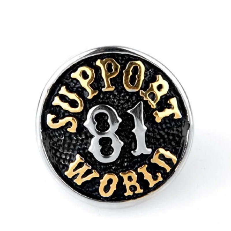 Stainless Steel Men's Rings Wholesale punk Titanium Steel Ring Sport Numbers view 4