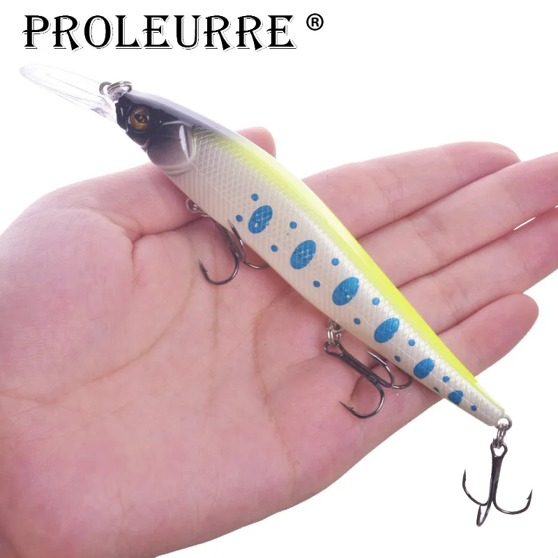 

1Pcs Floating Laser Minnow Fishing Lure 13cm 16g 3D Eyes Hard Bait Aritificial Wobblers Isca Crankbait Plastic Bass Pesca Tackle