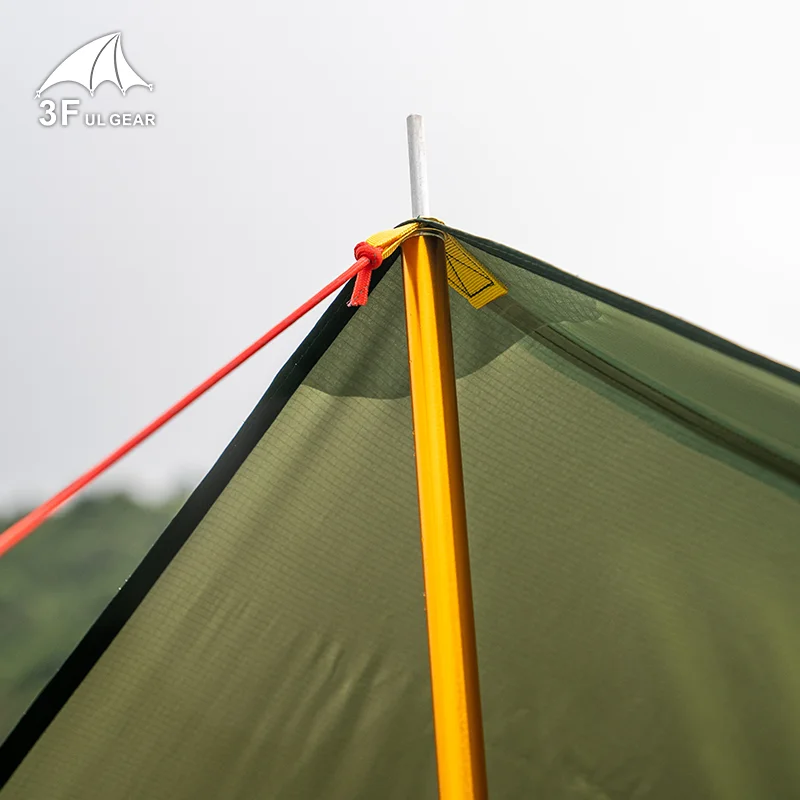 Imagem -04 - Gear-ultralight Silver Tarp para Camping ao ar Livre Sun Shelter Canopy Pára-sol Chuva Fly Praia Hammock 210t 3f ul