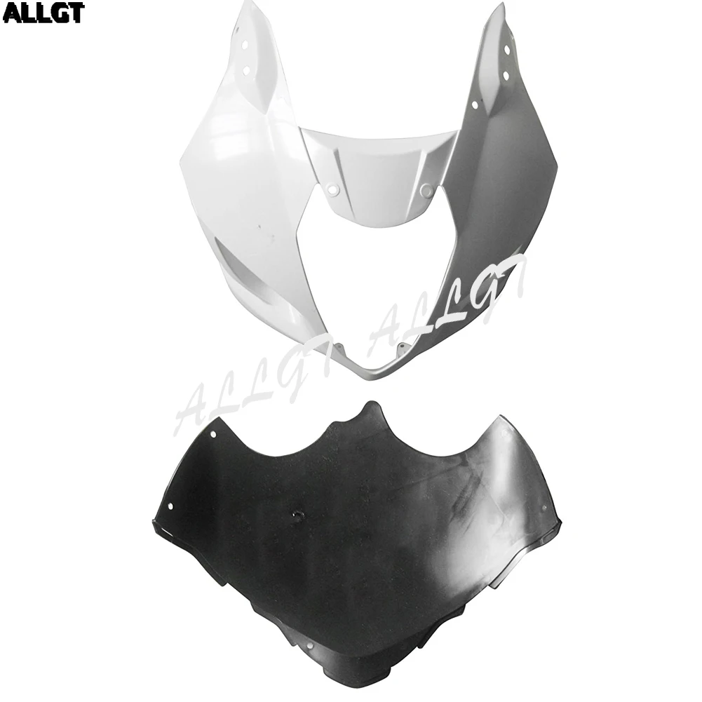 

ABS Plastic Front Cowl nose with Upper Fairing Splash Guard Wheel fairing for Suzuki GSXR 1000 2003 - 2004 - Unpainted