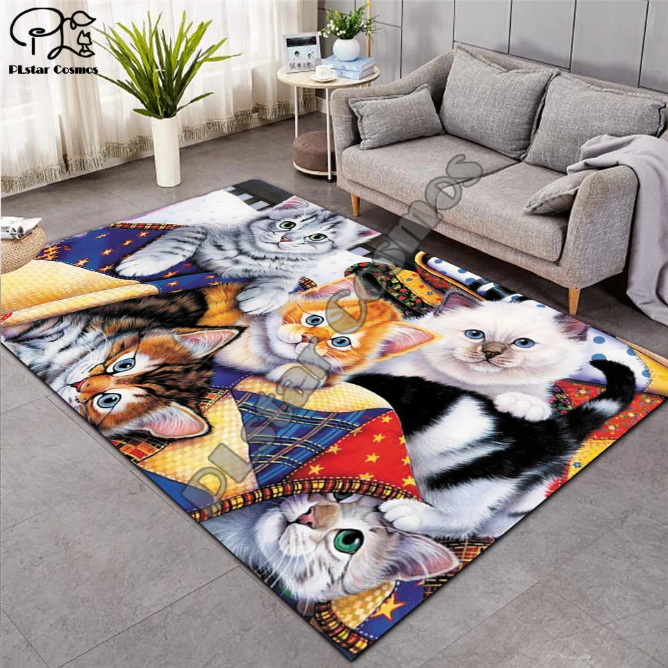 

Dog/cat carpet Nordic Rug Soft Flannel 3D Printed Rugs Parlor Mat Area Rugs Anti-slip Large Carpet Rug Living Room Decor D-012