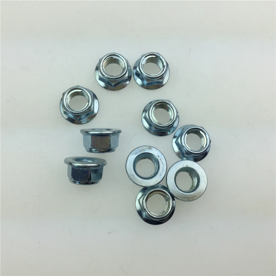 Motorcycle axle self-locking nut accessories Electric bike hexagonal start-up disk lock screws 20pcs