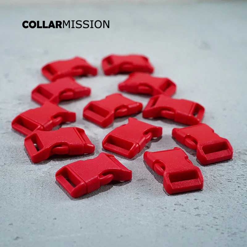 Webbing detach plastic buckle for dog collar luggage travel buckle package accessories 20mm red CK20SJ16