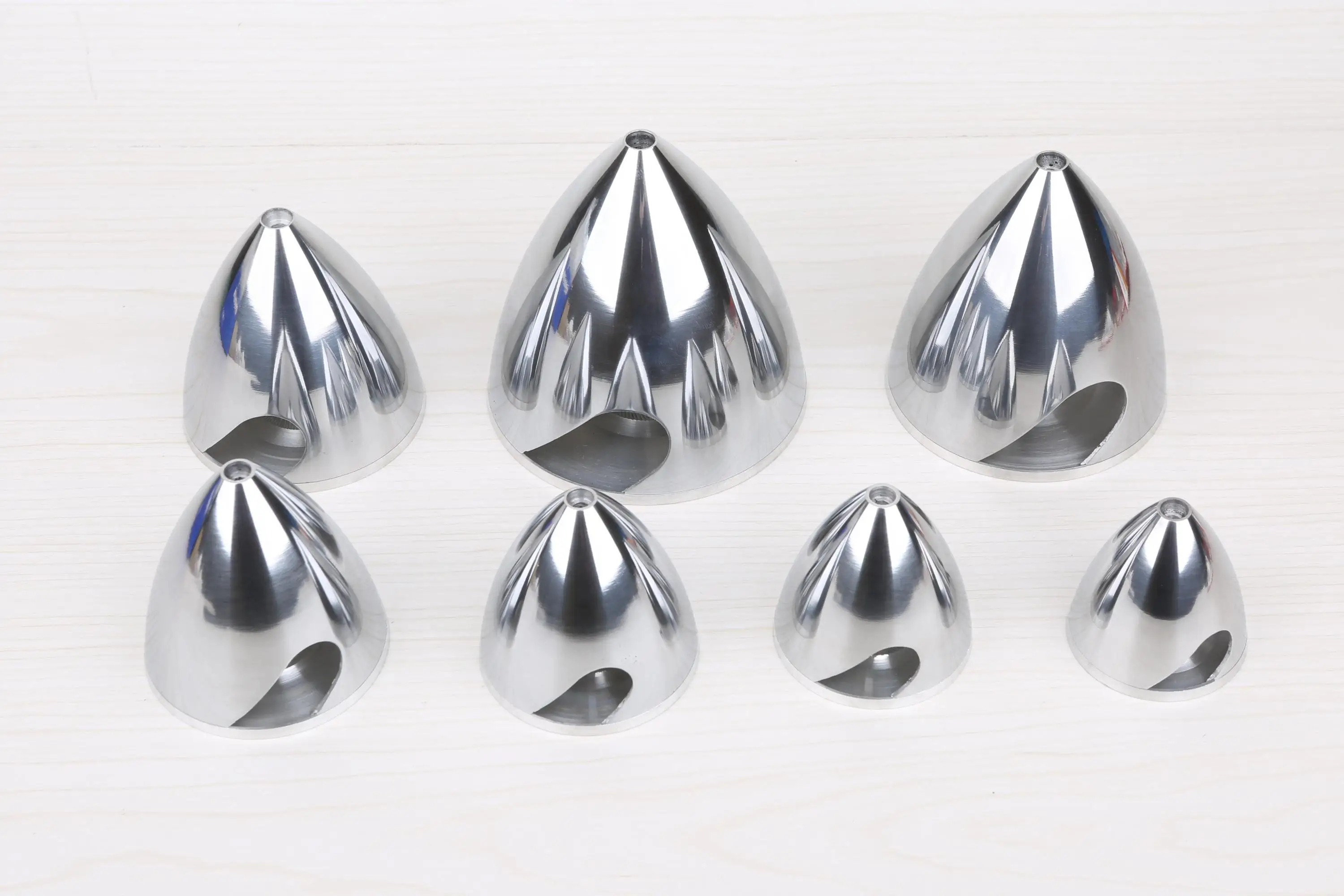 Logam Baling-Baling Spinner/Paduan Aluminium 2 Pisau Baling-Baling Cover Hadiah 38/45/51/57/64/70/76/82/89/95/102Mm