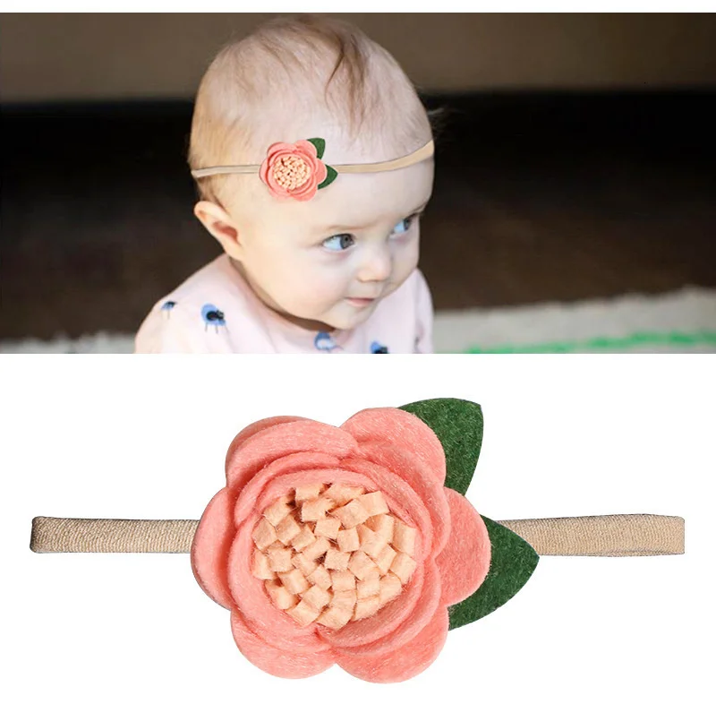 1 Pcs Hair Bandage Band Headband Bow Children Newborn Kids Headwear Baby Girl Accessories Bowknot Cute Floral Printed Rubber