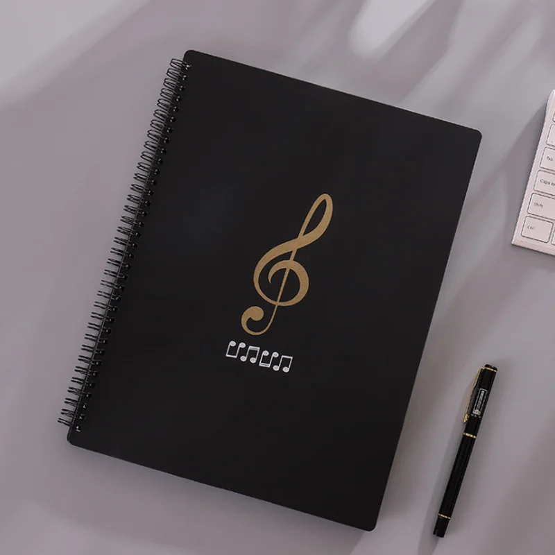 A4 Multi-layer 20/30/40/50 Pages Waterproof Music Folder File Plastic Data Bag Filing Products Music Score Paper Piano Folder