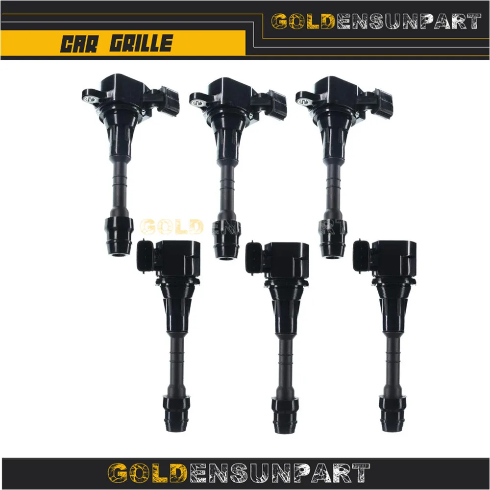 6PCS Ignition Coil Pack 2003-06 FX35 350Z for Frontier Xterra Armada Murano