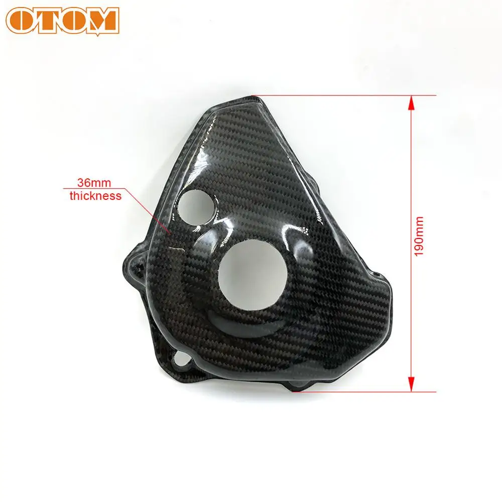 OTOM Motorcycle Magneto Cover Pit Bike ATV Quad Dirt Bike Engine Stator Case For KAWASAKI KX250F 2013-2016 Motocross accessories