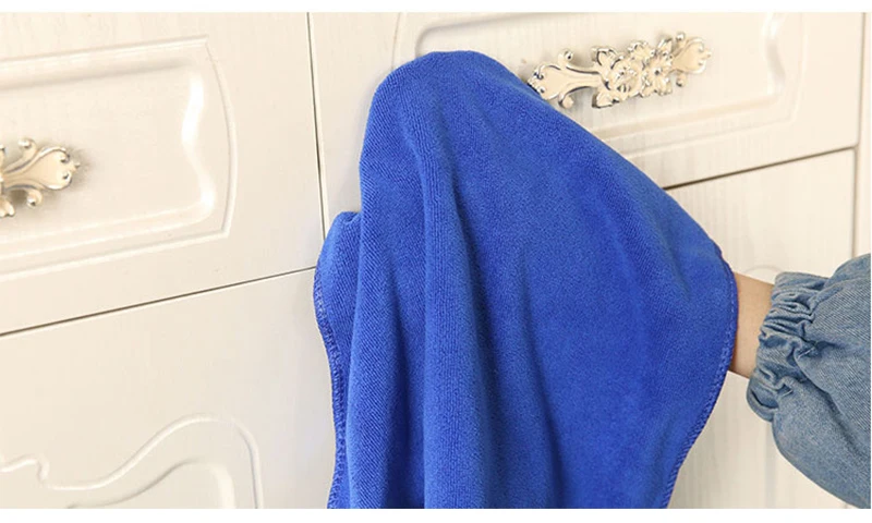 30x70 CM Car Wash Microfiber Towel Car Cleaning Drying Cloth Hemming Car Care Cloth Detailing Car Wash Blue purple/gray Towel