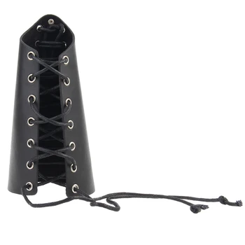 Gantelets médiévaux en cuir PU pour hommes et femmes, bracel...