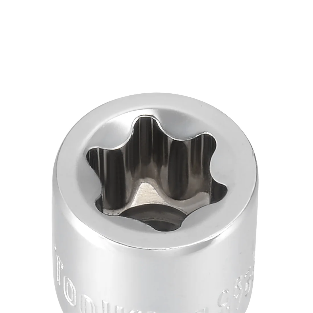 Uxcell 외부 Torx 얕은 소켓 Cr-V 스틸, 3/8 인치 드라이브 E14, 2 개