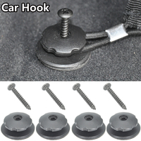 4pcs Car Cargo Net Hooks Hardware Kit Mounting Points Rear Trunk Storage Organizer For Bmw Opel Astra VW Golf Transporter t5 t6