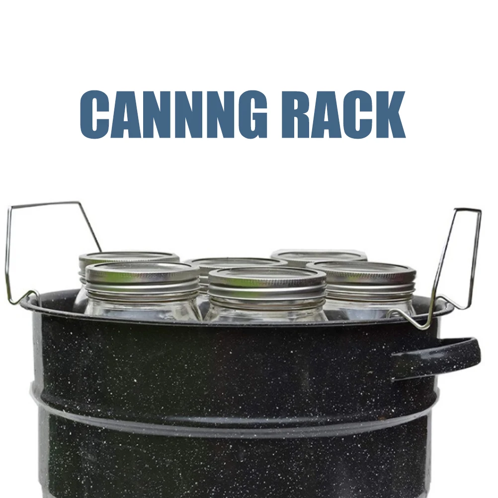 

Stainless Steel Canning Rack Handles Rack Non-Rusting Rack Fits Most Pots of 12.5"