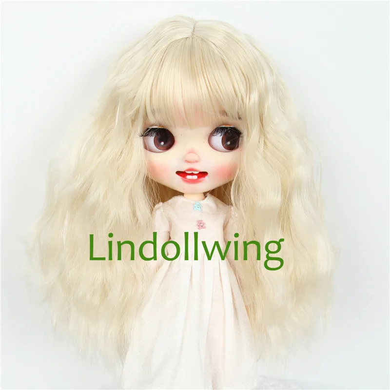 9-10 inch Blyth Wig Collection Of Long Curly Hair