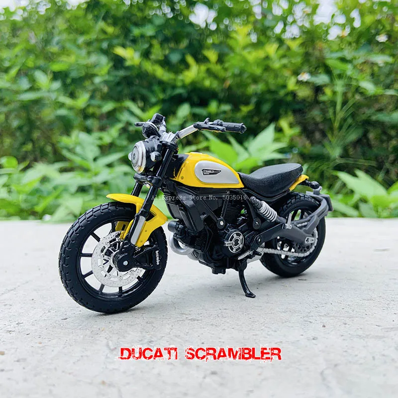 Maisto 1:18 16 style Ducati Scrambler oryginalny autoryzowany symulacja stopu model motocykla zabawka samochód prezent kolekcja