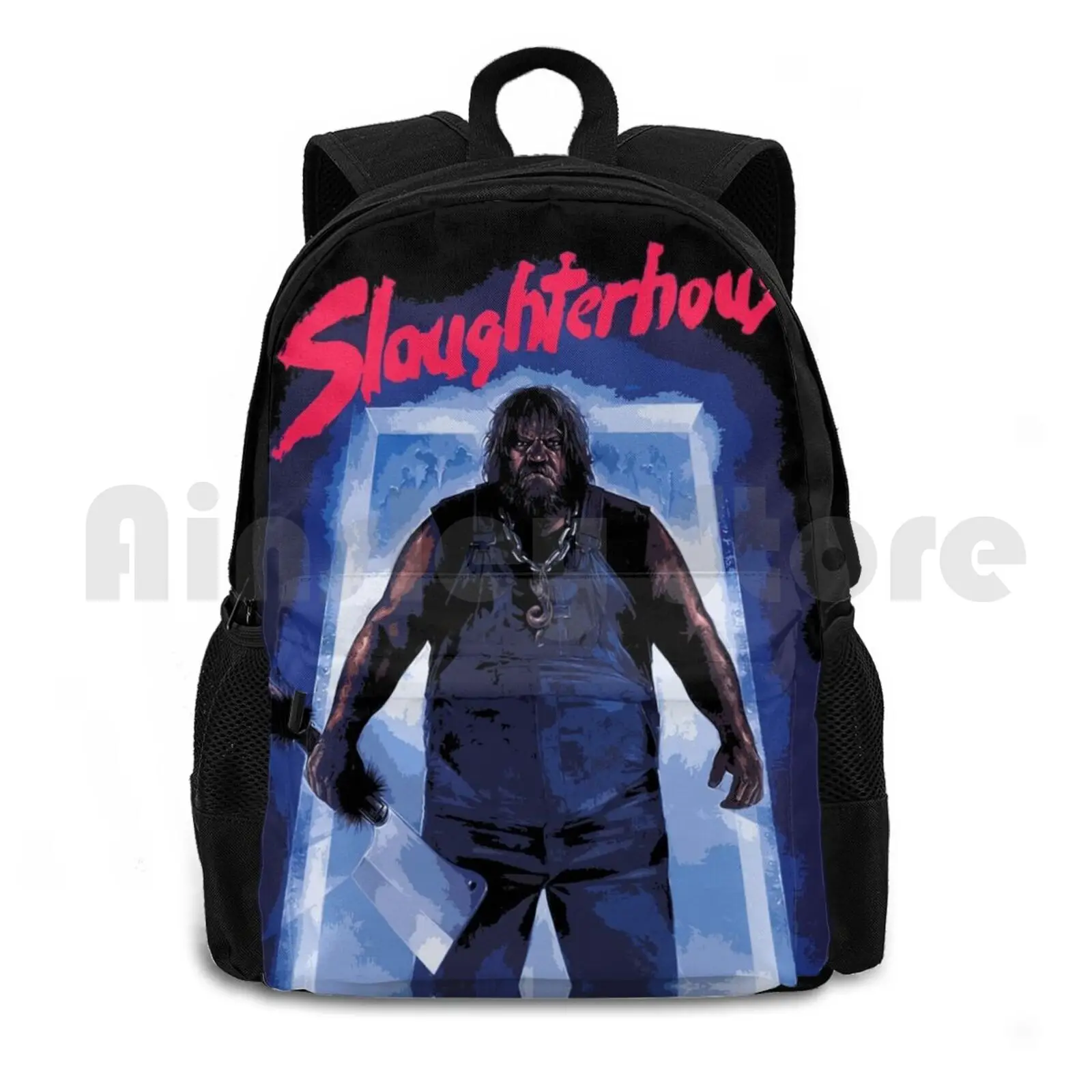 

Slaughterhouse Outdoor Hiking Backpack Riding Climbing Sports Bag Horror Terror Horror Vintage Retro Vintage Movies 80s 80s