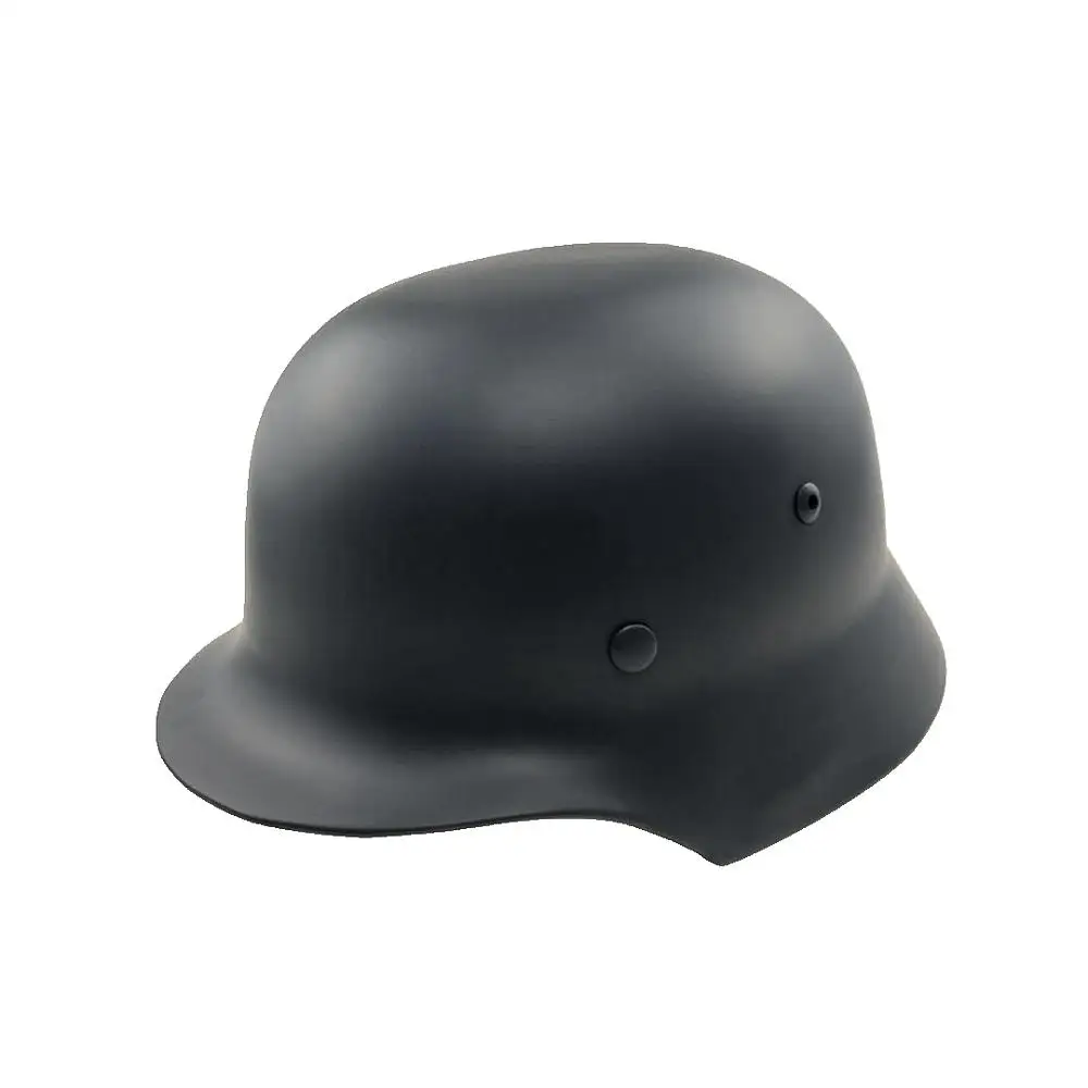 

German M35 Helmet Durable Heavy Steel Helmet Black Grey Gray Geen Tactical Helmet Airsoft Training Hunting CS Wargame Helmet