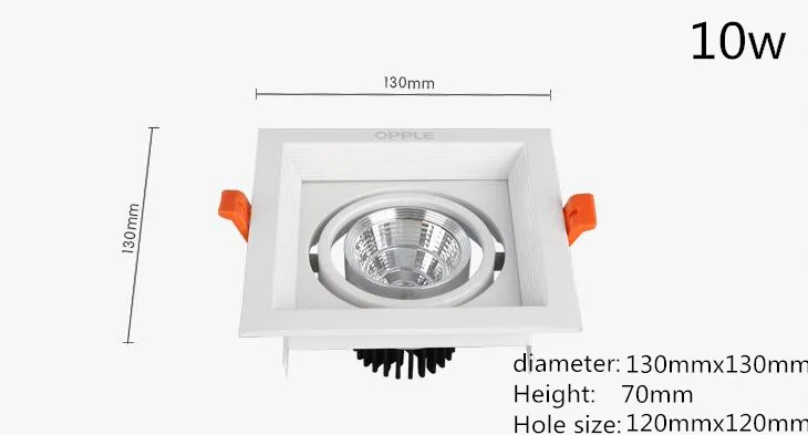 Dimmable COB LED Downlight, Luz de teto, Luzes embutidas, Iluminação interior, AC 110V, 220V, 10W, 20W, 30W